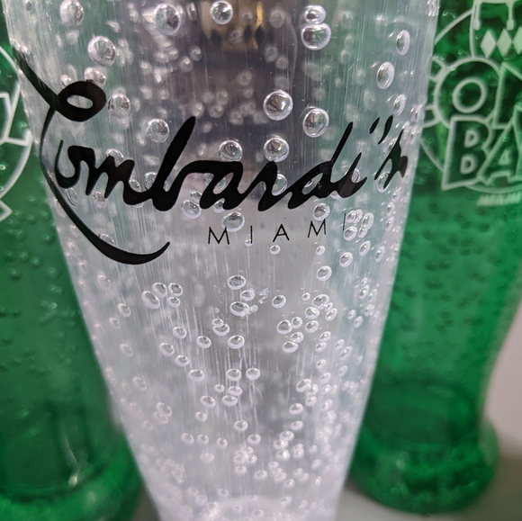 LOMBARDI'S MIAMI Beach!!Tall Hard Plastic Conga Bar souvenir cups! - Picture 7 of 10